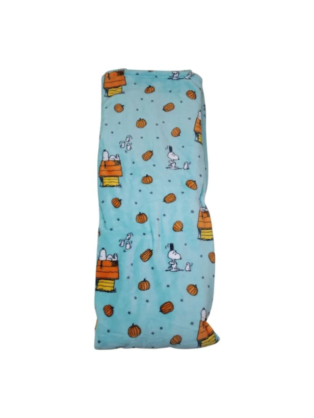 Peanuts Snoopy Pet Plush Throw Blanket Pumpkins Fall Ghosts Halloween Berkshire